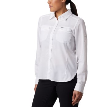 Columbia Ženske Košulje - Silver Ridge Lite Long Sleeve Bijele | ZAGS-85471